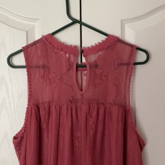 No Boundaries Mauve Lace Dress - Picture 4 of 5